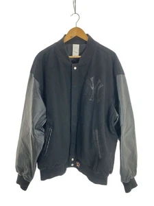 Jh Design Group Sleeve Leather/Reversible/Jacket/Wool/Blk 3917 - Picture 1 of 7