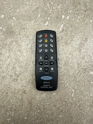 Jensen MP3510 Vehicle Radio Stereo Head Unit Remote Control, Black - OEM NOS - Image 1 of 3