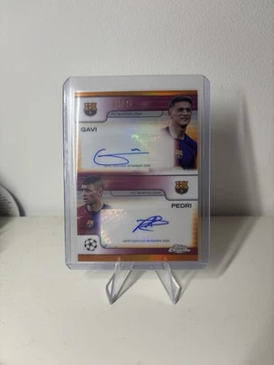 Topps Chrome 2024-25 Gavi Pedri Dual Auto /25 Barcelona - Image 1 of 2