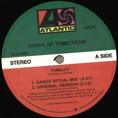 KINGS OF TOMORROW Finally 12" NEW VINYL unofficial Danny Tenaglia