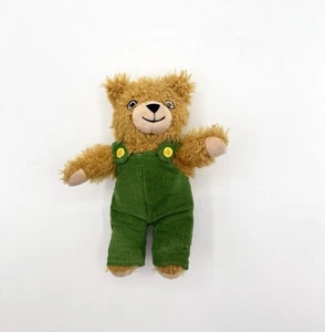 Yottoy Peluche Orso Verde Tuta in Velluto a coste Orso Marrone 6,5 Pollici Libro Mini - Foto 1 di 4