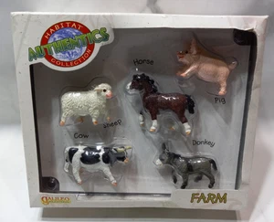 Safari Ltd. Farm Animals Galieo Habitat Authentics Collection Vintage Box Wear - Picture 1 of 7