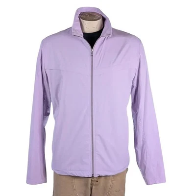 rag & bone Men's Lightweight Full Zip Jacket, Casual Lavender Sz L NWT $350 - Image 1 of 4