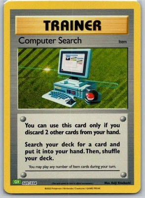 Computer Search (CLV) 020/034 Trading Card Game Classic NM - Image 1 of 2
