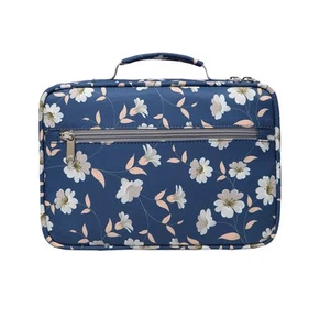 Bible Cover Case Carrier Carrying Bag with Handles for Women Ladies Teens Flo... - Picture 1 of 7