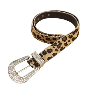 Waist Belt Unique Leopard Print Chain Retro Belt Body Chain for Dress Stage - Picture 1 of 8
