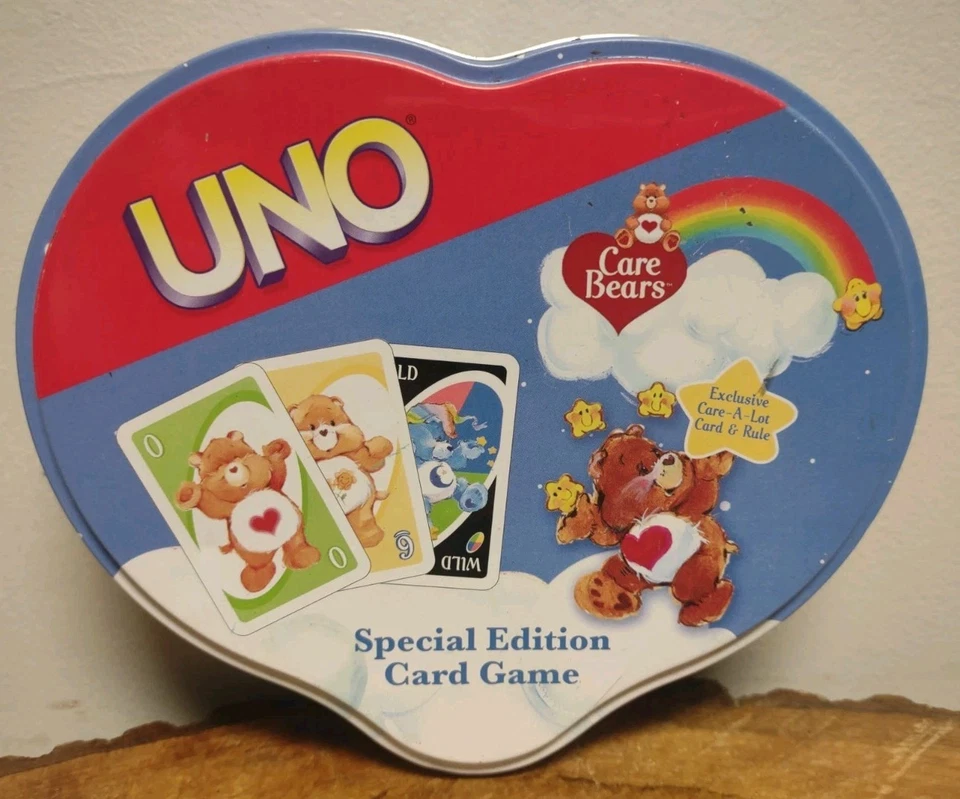 Vtg Care Bears Special Edition Uno Card Game Collector’s Tin INCOMPLETE  - Image 1 of 4