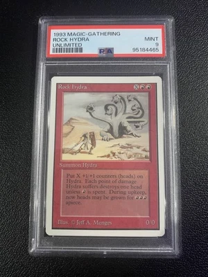MTG Magic the Gathering UNLIMITED Rock Hydra PSA MINT 9 - Image 1 of 2