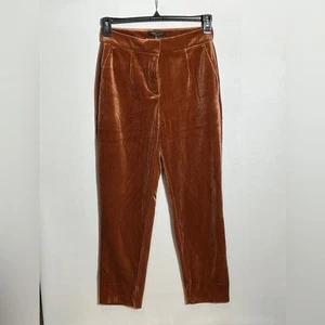 Romeo & Juliet Rust Couture Luxurious Velvet Trousers Size M NWT - Picture 1 of 15