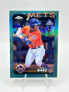 2024 Topps Chrome Pro Debut Aqua Refractor Jesus Baez #PDC-187 /75 – FCL Mets - Picture 1 of 2