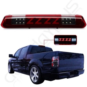 Third Brake Light Cargo Light Fits 07-10Ford Explorer Sport Trac Black Red - Picture 1 of 12