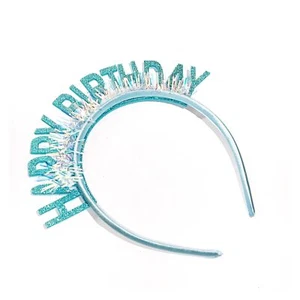 Happy Birthday Headband Birthday Crown Glitter Birthday Girl Tiara Headpiece ... - Picture 1 of 1