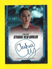 2023 Star Trek Strange New Worlds Autograph Christina Chong  La'an Noonien-Singh