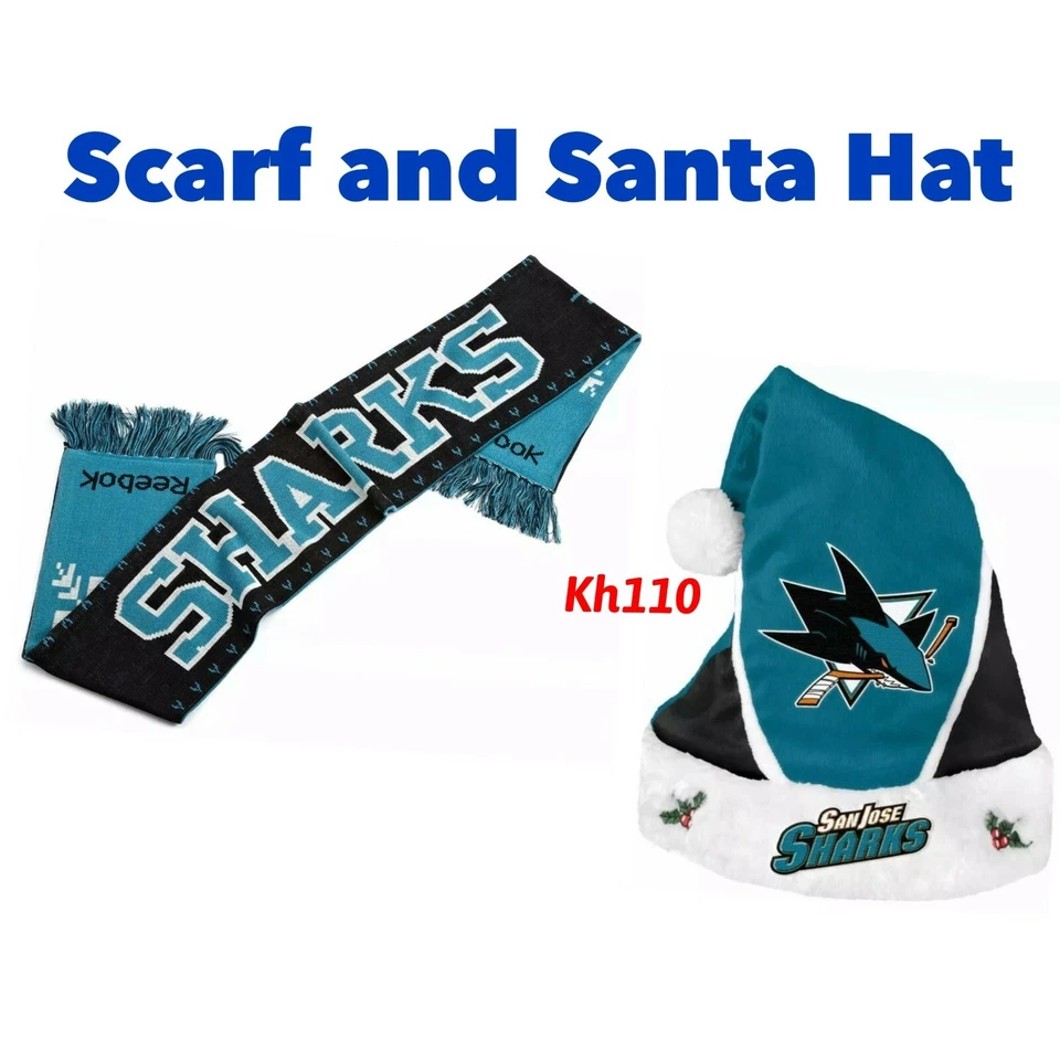 San Jose Sharks NHL Team Knit Scarf by Reebok