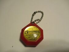Vtg POCKET KEYCHAIN WITH COMPASS AND ADVERTISING MORCO WHEN ONLY THE VERY BEST