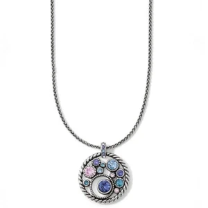 Collana con ciondolo cristallo aureola Brighton nuovo sacchetto antipolvere - Foto 1 di 2