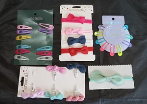 Infant Toddler Hair Accessories Headbands Clips Bows 29-piece Lot New - Picture 1 of 12