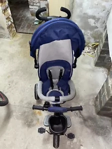 Kinderkraft Dreirad SPINSTEP mit Drehsitz und Schiebegriff platinum - Bild 1 von 3