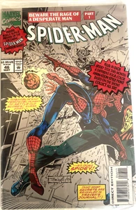SPIDER-MAN. NUMBER 46. MAY 1994. SEALED ORIGINAL POLYBAGGED VARIANT. NM+ - Picture 1 of 2