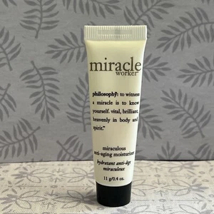 Philosophy Miracle Worker Anti-Falten Feuchtigkeitscreme 0,4 Unzen Reise ~ versiegelt - Bild 1 von 2