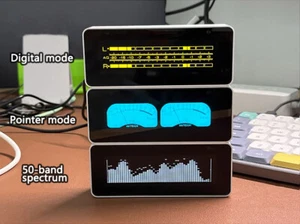 AK25664_V2.0 Musik Spektrum Anzeige Rhythmus Licht Desktop Uhr mit Fernbedienung - Bild 1 von 12
