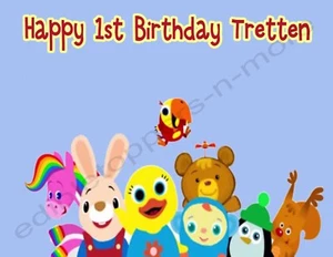 Baby First Personalized Edible Print Premium Cake Topper Frosting Sheets 5 Sizes - Picture 1 of 4