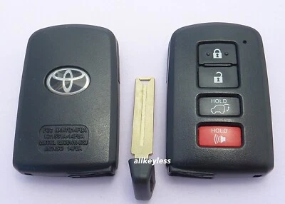 OEM 2013-2018 TOYOTA RAV4 smart keyless entry remote key fob HYQ14FBA "G" board - Image 1 of 4