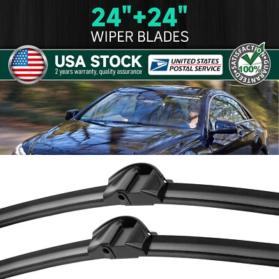 Limpiaparabrisas delantero 24" y 24" para Mercedes-Benz E250 E350 E400 E550 NUEVO Foto 1 de 4