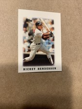 1988 Topps Major League Leaders Minis #26 Rickey Henderson MINT CONDITION
