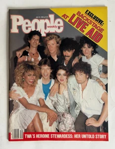 Vintage PEOPLE WEEKLY Magazine Collector Issue with LIVE-AID Cover Story 7/29/85 - Picture 1 of 2