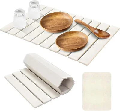 Складной быстросохнущий коврик для ванны Arras Stone легко чистится - Изображение 1 из 4