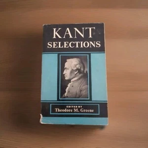 Kant Selections Theodore M Greene 1957 Paperback Charles Scribner's Sons - Picture 1 of 19