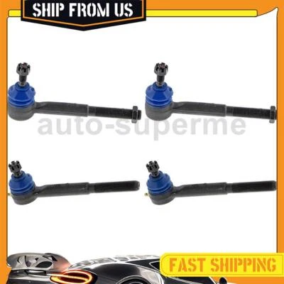 Extremo de varilla de dirección exterior interior delantero 4x para Chevrolet C2500 5,0 L 1988-1999 Foto 1 de 4