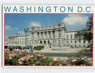 Postcard  Library of Congress Washington DC USA - Image 1 of 2