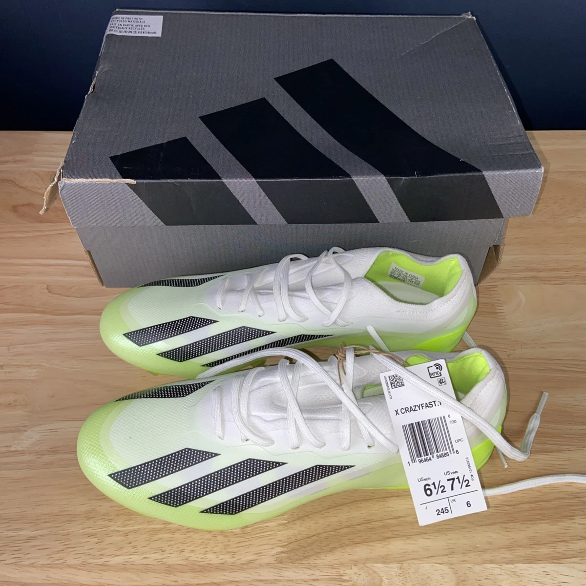Adidas X Crazyfast.1 FG Men's Size 6.5 Women's Size 7.5 Soccer