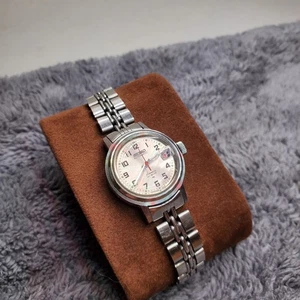 Vintage SEIKO Automatic 17 Jewels HI-BEAT Ladies Wrist Watch Silver Tone 24mm - Picture 1 of 8
