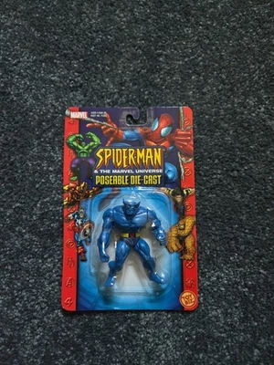  Spider Man Universo Marvel Posable Die Cast Figura X-Men Bestia 2003 Foto 1 de 4