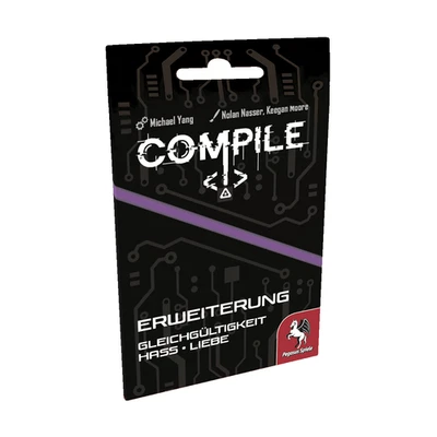 Compile Erweiterung: Gleichgültigkeit * Hass * Liebe (DE), Pegasus Spiele - Bild 1 von 3