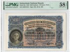 Switzerland 100 Franken 1945 P-35s PMG 58 EPQ
