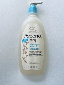 Aveeno Baby shampoo lavaggio corpo delicato idratazione quotidiana pompa estratto d'avena 18 oz - Foto 1 di 2