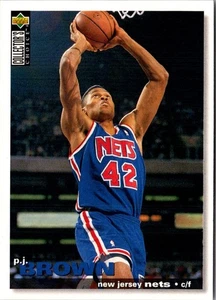 1995 Collector's Choice P.J. Brown #85 New Jersey Nets Basketball Card - Picture 1 of 2
