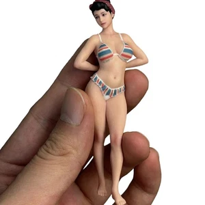 Resin Diorama 1:18 Car Driver Miniature Figurine Doll Toys Scene Props - Picture 1 of 5