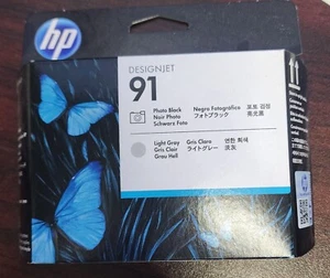 Original HP 91 Photo Black & Light Gray Printhead C9463A FACTORY SEALED Expired - Bild 1 von 2