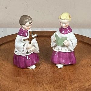 Vintage Napco Carolers Cross Book Japan Lot 2 - Picture 1 of 7