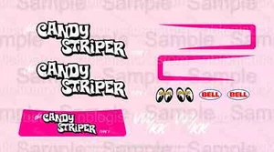 UNIVERSAL Water Slide Decals FOR HOT WHEELS Kool Kombi _THE CANDY STRIPER V2 139 - Picture 1 of 1