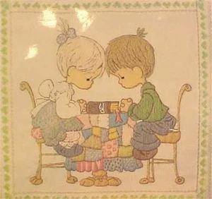 Precious Moments Crewel Stickset God Bless Our Home Paragon 1089 neue Packung - Bild 1 von 6