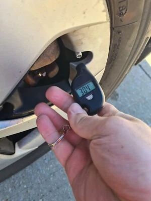 迷你数字轮胎气压表钥匙链汽车仪表测试仪适用于汽车卡车 — 第 1/4 张图片