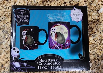 Керамическая кружка Disney Nightmare Before Christmas HEAT SHOW 14 унций в коробке  - Изображение 1 из 4