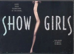 Modern FILM POSTER Postcard: SHOWGIRLS (Elizabeth Berkley, Nomi Malone) Free p&p - Picture 1 of 2