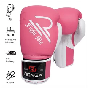 Ronex Heavy Duty Boxing Gloves – Premium Synthetic Leather Training & Fitness - Picture 1 of 5